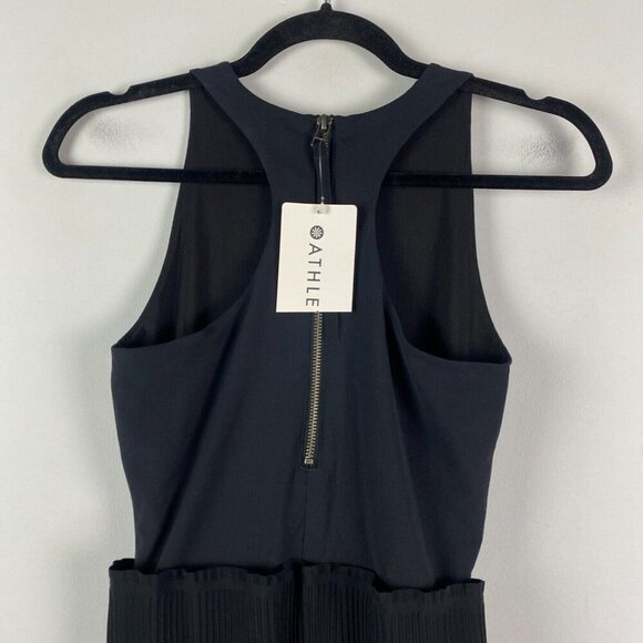 Athleta Cosmic Flutter Romper Black Size XXS #558685 Travel Work Sleeveless - Picture 7 of 14